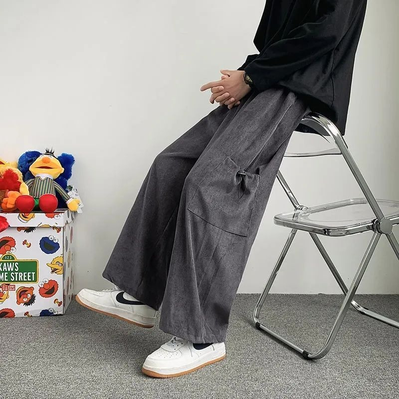 Cargo Pant Wide - Men's Wide Leg Cargo Pants Japanese