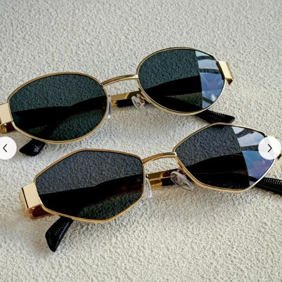 Street Fashion Glasses - Trendy Round Frame Metal Sunglasses for
