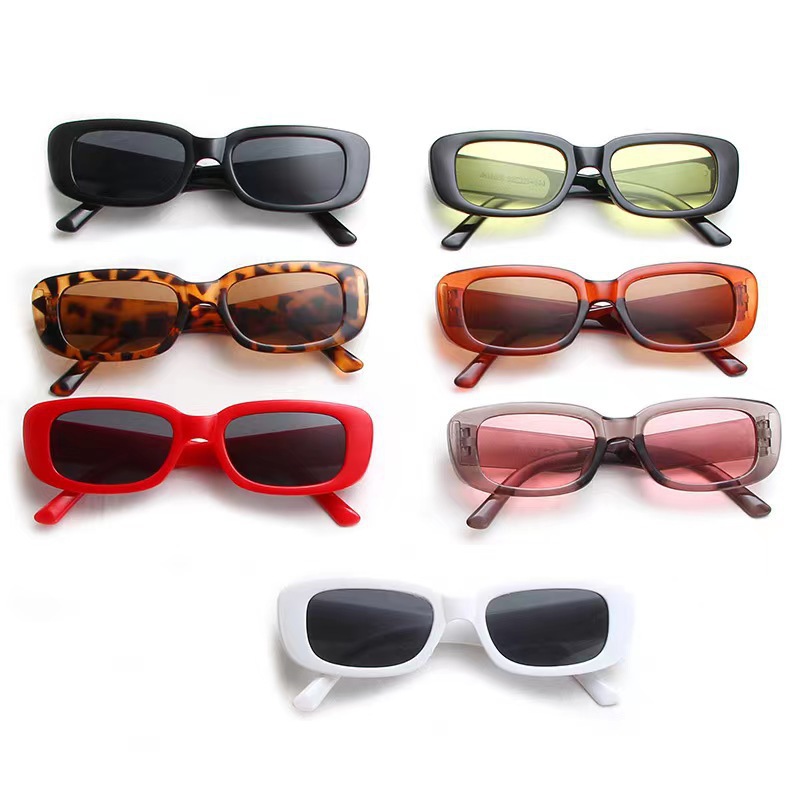 Street Fashion Glasses - New Small Rectangle Sunglasses Women Oval