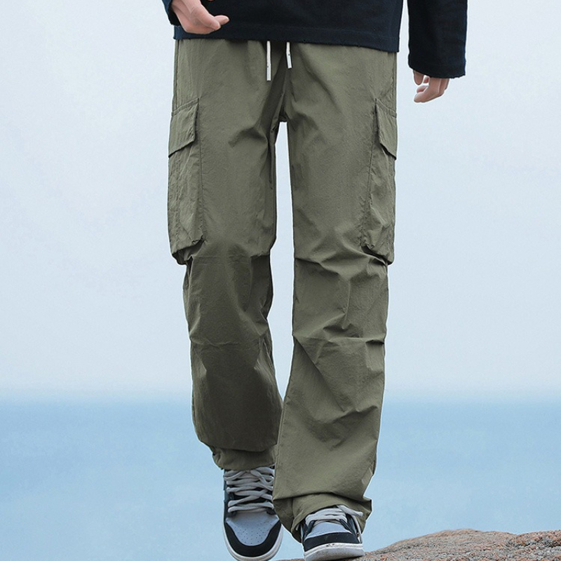 Cargo Pant Wide - Summer Men's Loose Cargo Pants Korean