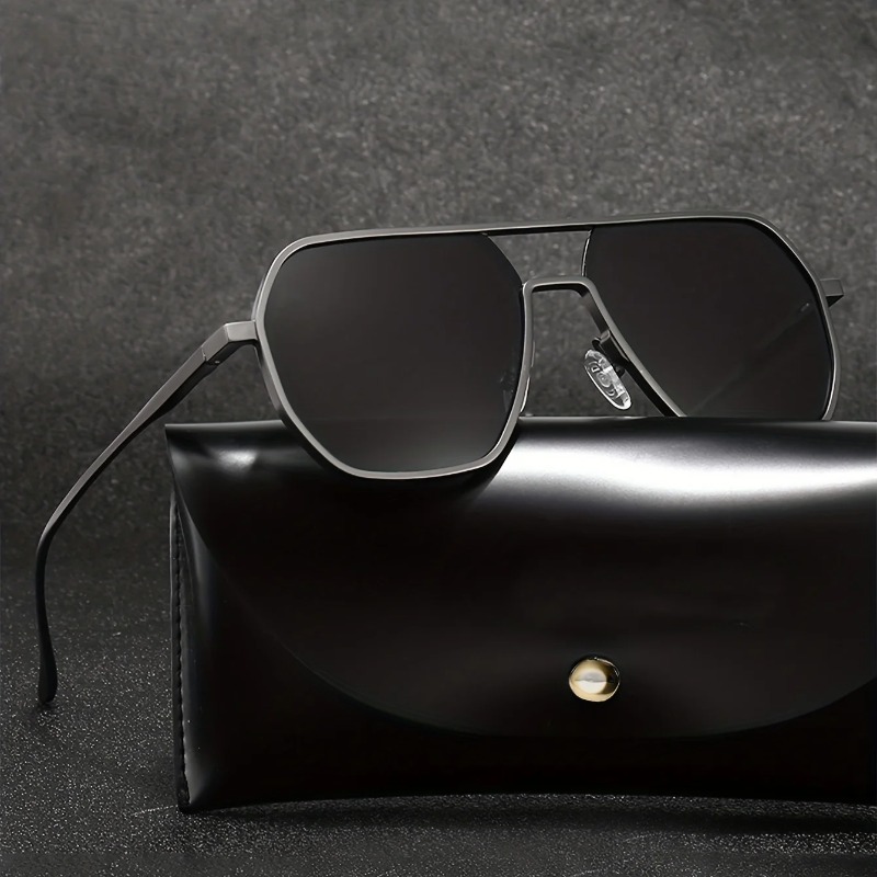 Street Fashion Glasses - Vintage Polarized Sunglasses Men Fashion Black