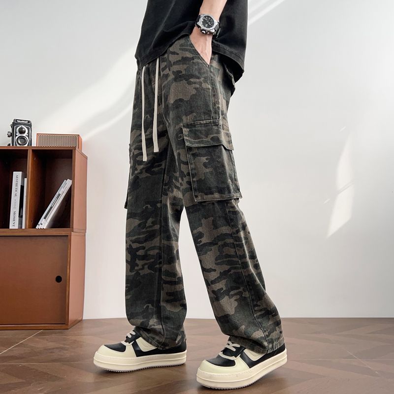 Cargo Pant Wide - Outdoor 2026 Camouflage Overalls Men's Spring