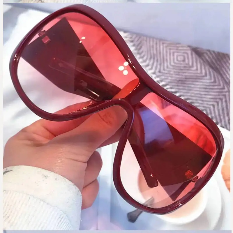 Street Fashion Glasses - One Piece Oversized Y2K Sunglasses for