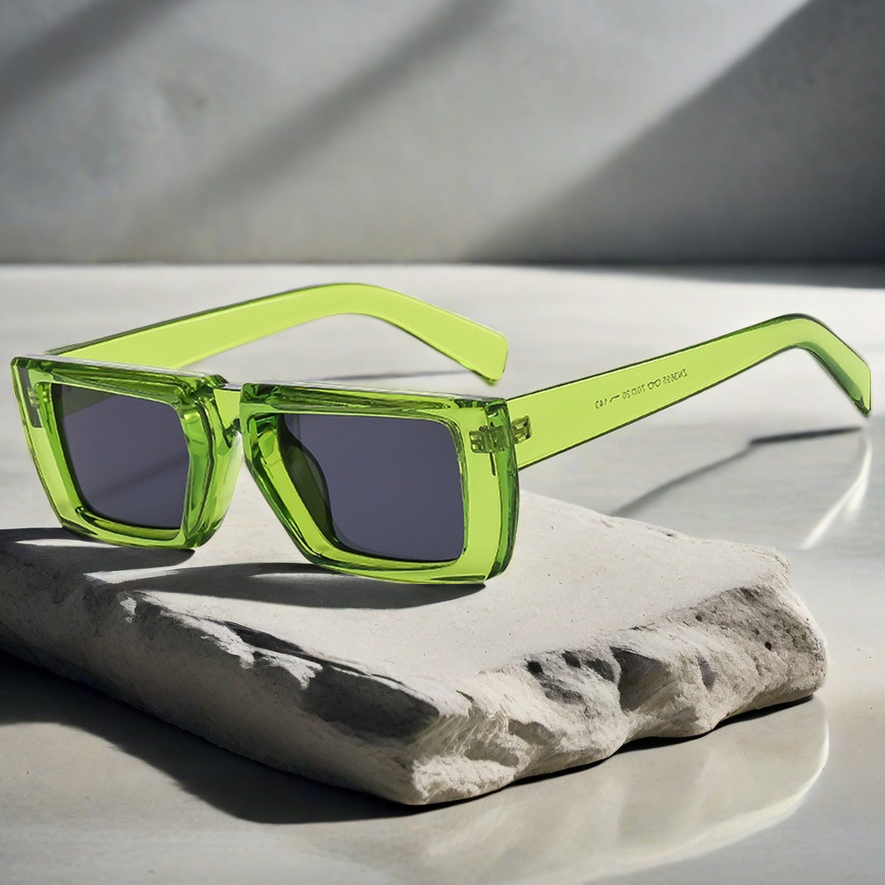 Street Fashion Glasses - New Rectangle Sunglasses for Men Women