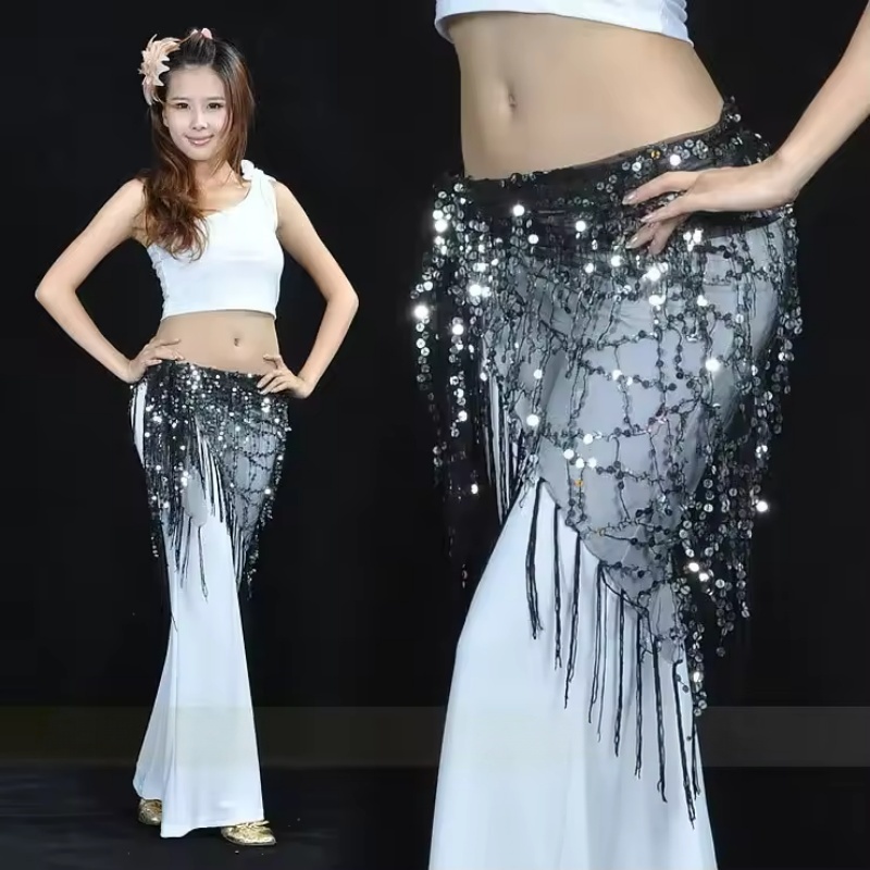 Street Fashion Thailand - Fashion Sequins Belly Dance Belt Jazz