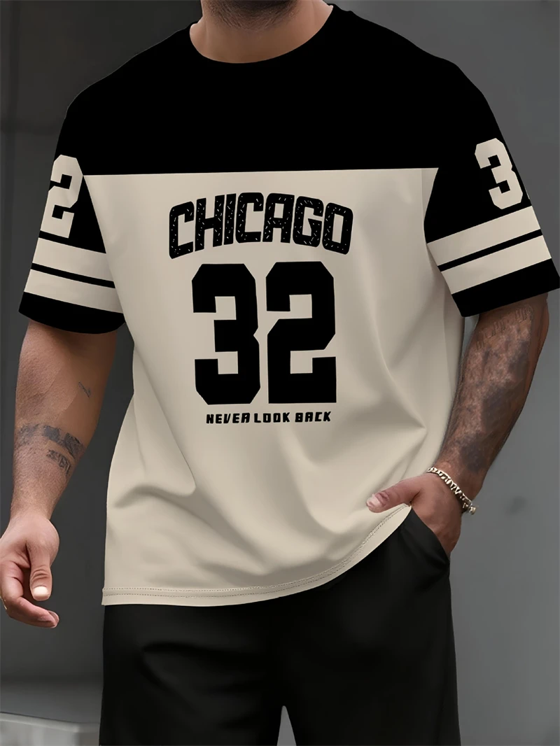 Street Fashion Chicago - Mens Chicago 32 Number Print T