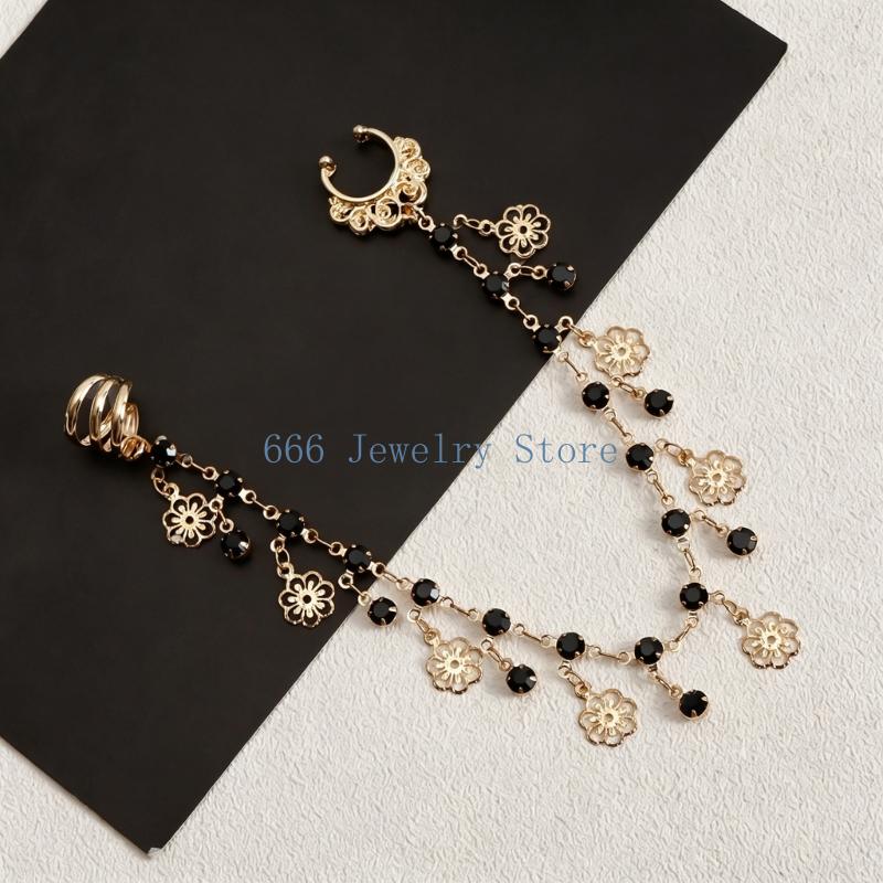 F2TD Punk Street Style Tassels - Street Fashion Earrings 评论和价格