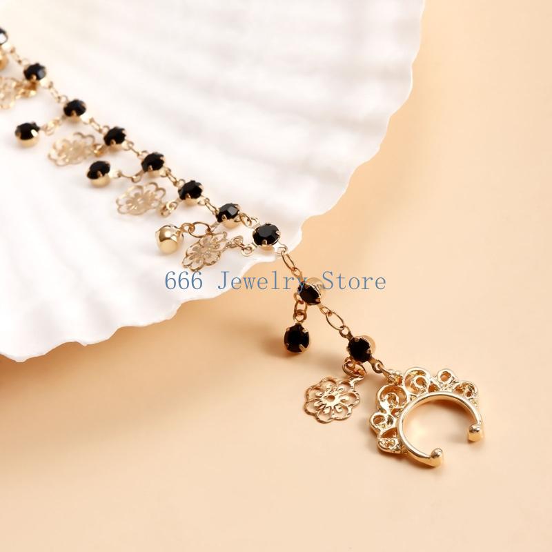 F2TD Punk Street Style Tassels - Street Fashion Earrings 评论和价格