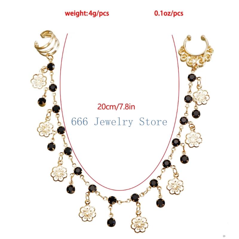 F2TD Punk Street Style Tassels - Street Fashion Earrings 评论和价格