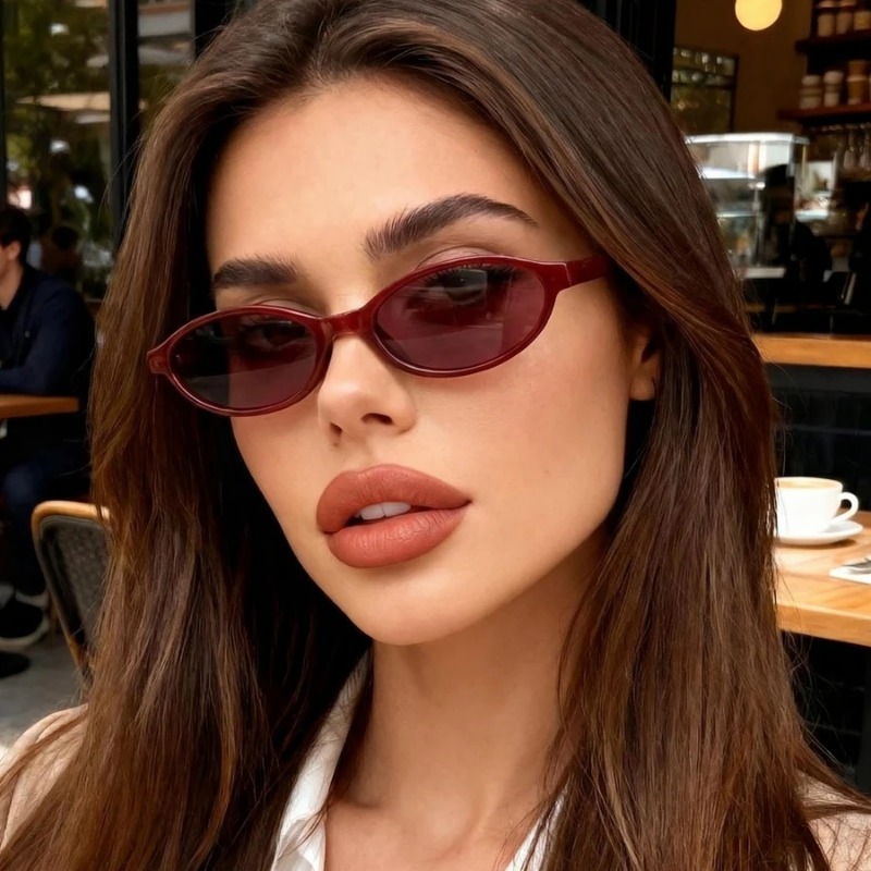 New Retro Sexy Cat Eye Sunglas - Street Fashion Glasses 评论和价格