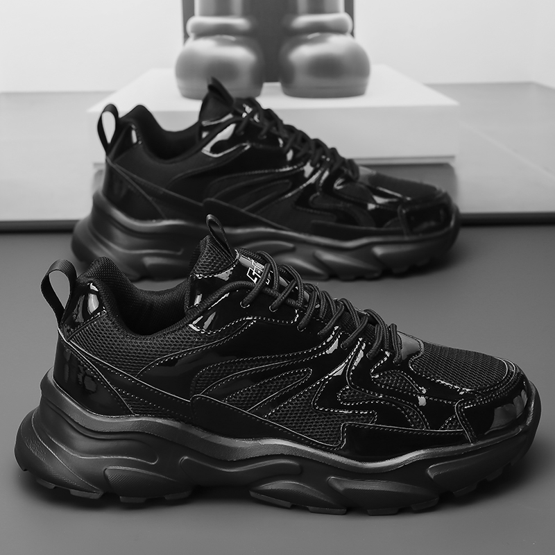 Men New Fashion Glossy Leather - Street Fashion Walking 评论和价格
