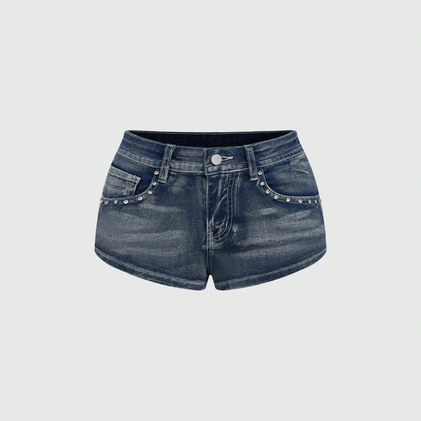 Summer Rhinestone Embroidered  - Street Fashion Hot 评论和价格