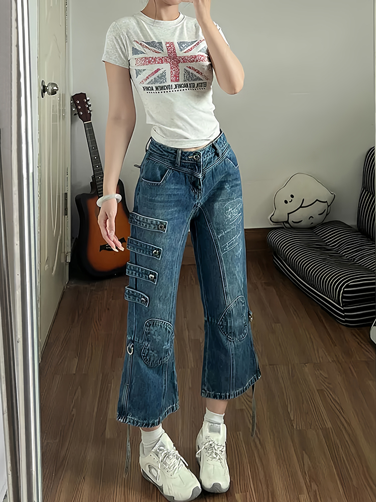 ReddaChic Women's Graffiti Pri - Cargo Pant Wide 评论和价格
