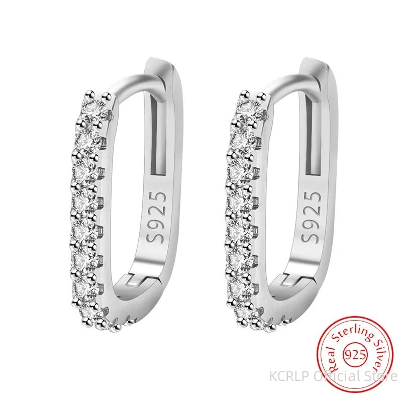 High-quality 925 Sterling Silv - Street Fashion Earrings 评论和价格