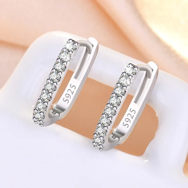 High-quality 925 Sterling Silv - Street Fashion Earrings 评论和价格