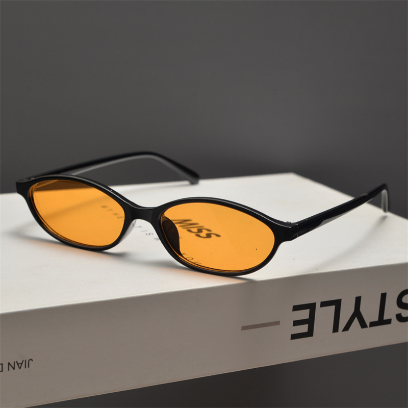 New Retro Oval Cat Eye Sunglas - Street Fashion Glasses 评论和价格