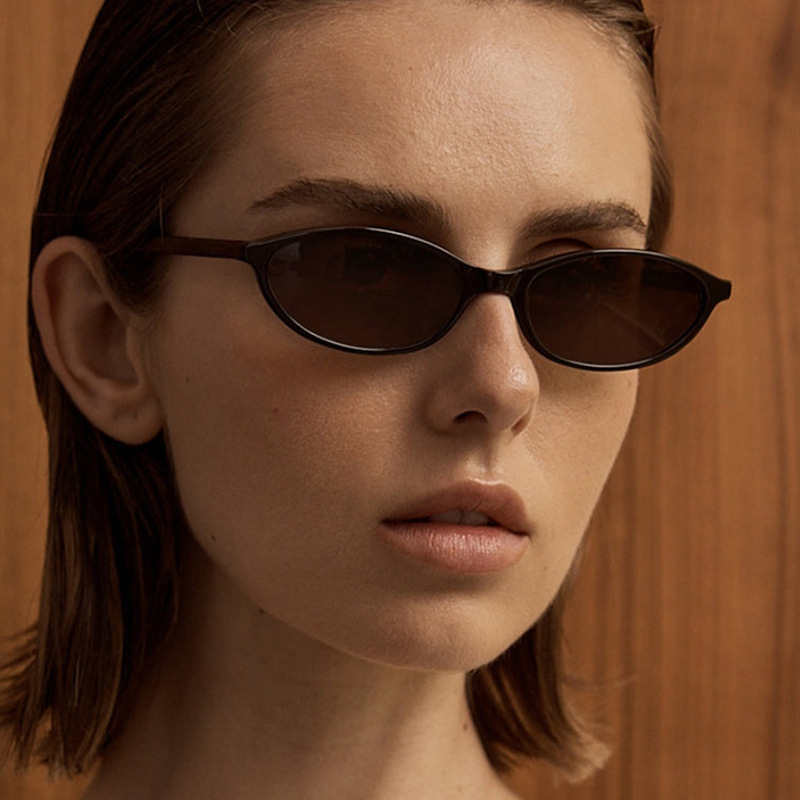 New Retro Oval Cat Eye Sunglas - Street Fashion Glasses 评论和价格