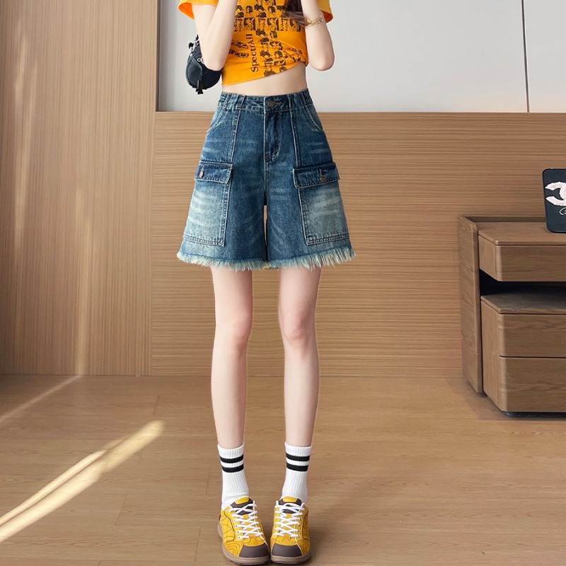 Women's Shorts Jorts High Wais - Cargo Pant Wide 评论和价格