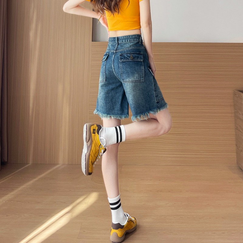 Women's Shorts Jorts High Wais - Cargo Pant Wide 评论和价格