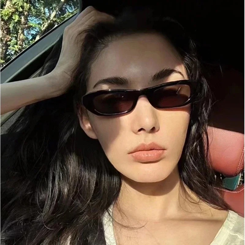 New Retro Oval Frame Sunglasse - Street Fashion Glasses 评论和价格