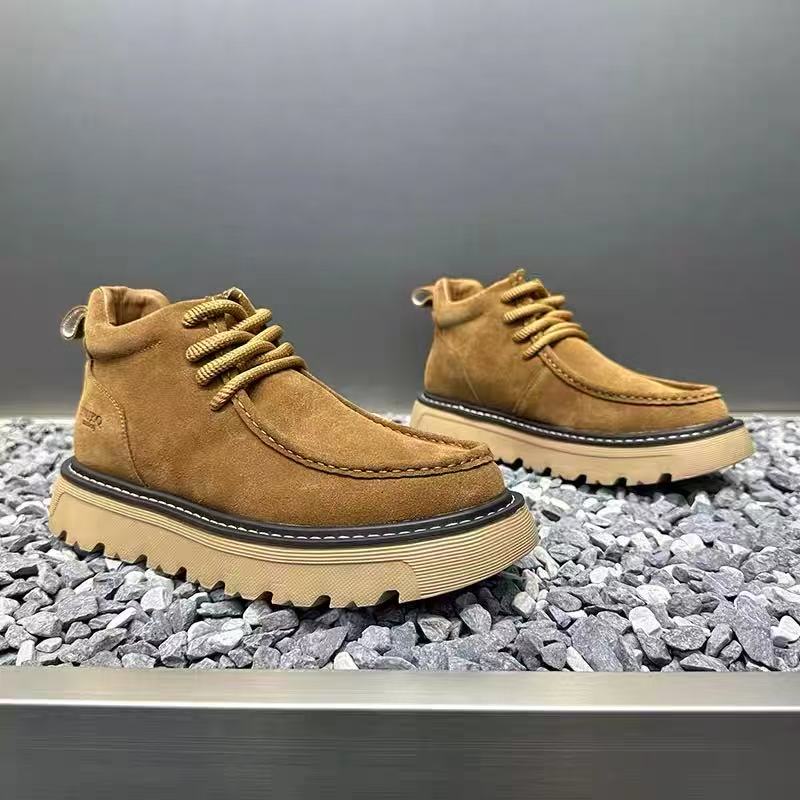 Autum Winter Men Platform Boot - Street Fashion Walking 评论和价格