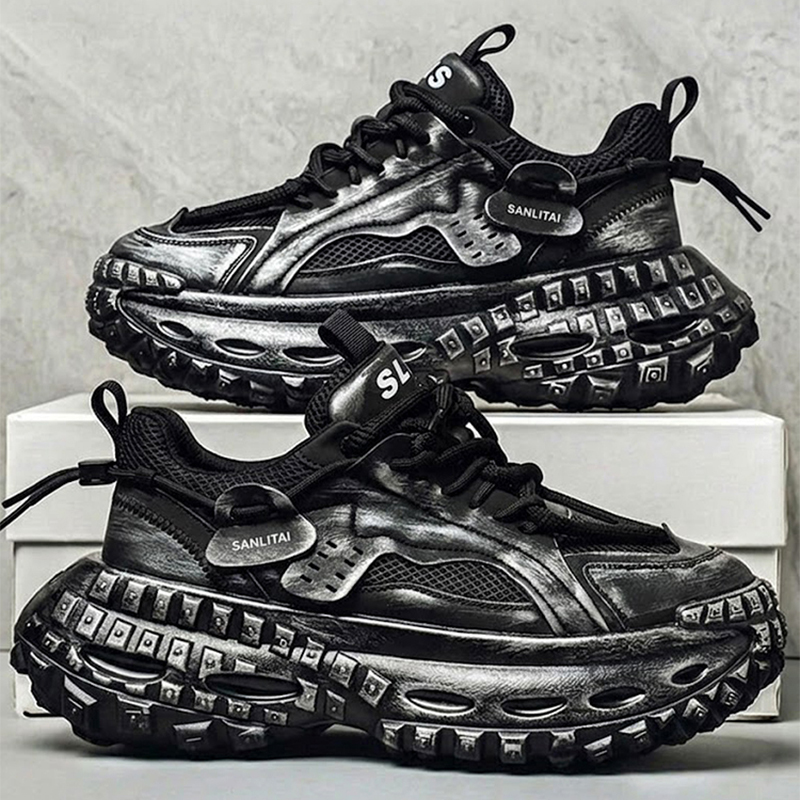 Big Size Men Mesh Chunky Dad S - Street Fashion Walking 评论和价格