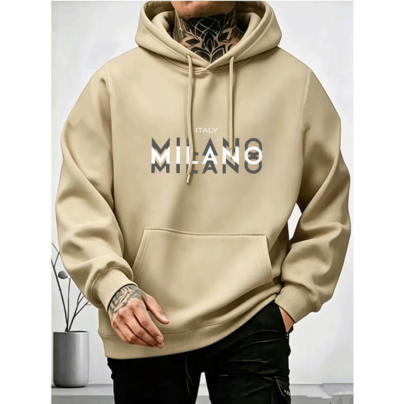 Men, fleece fabric, spring and - Street Fashion Milano 评论和价格