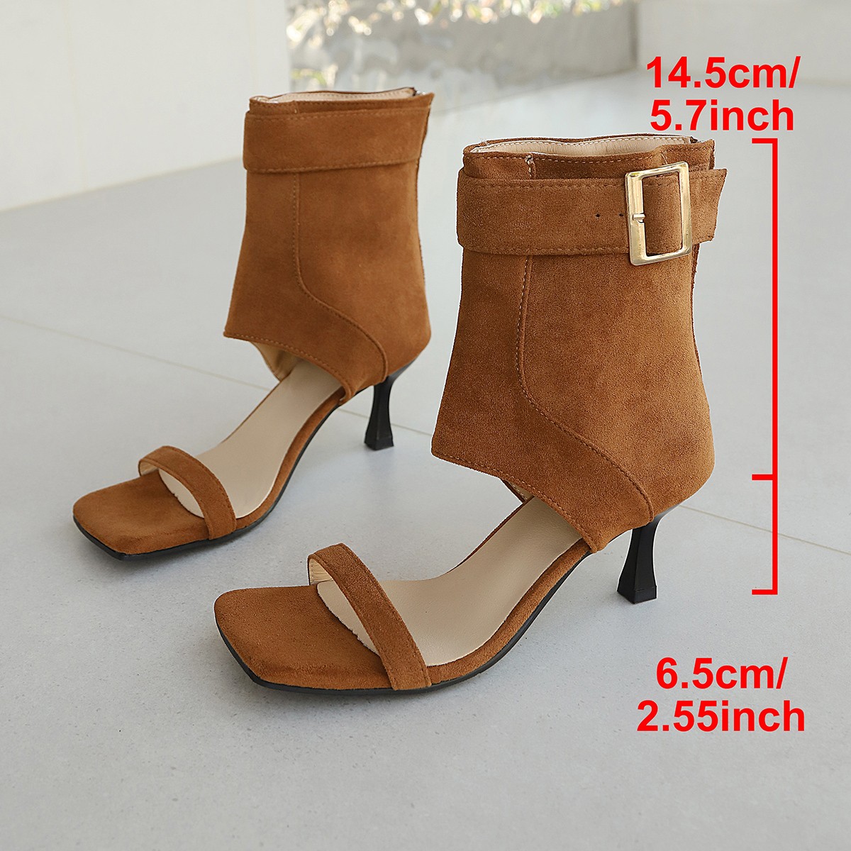 Open-toe High-heeled Sandals 2 - Street Fashion Hot 评论和价格
