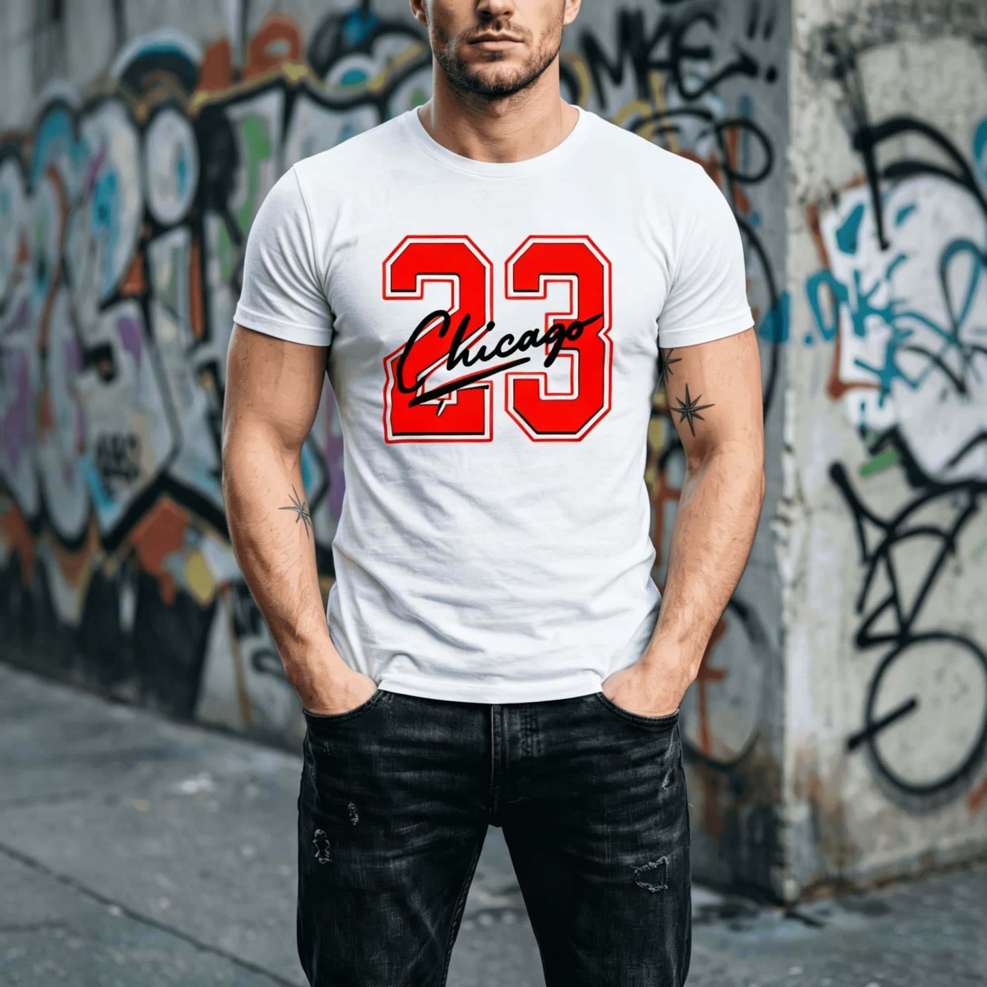 Summer Men Chicago Cursive Scr - Street Fashion Chicago 评论和价格