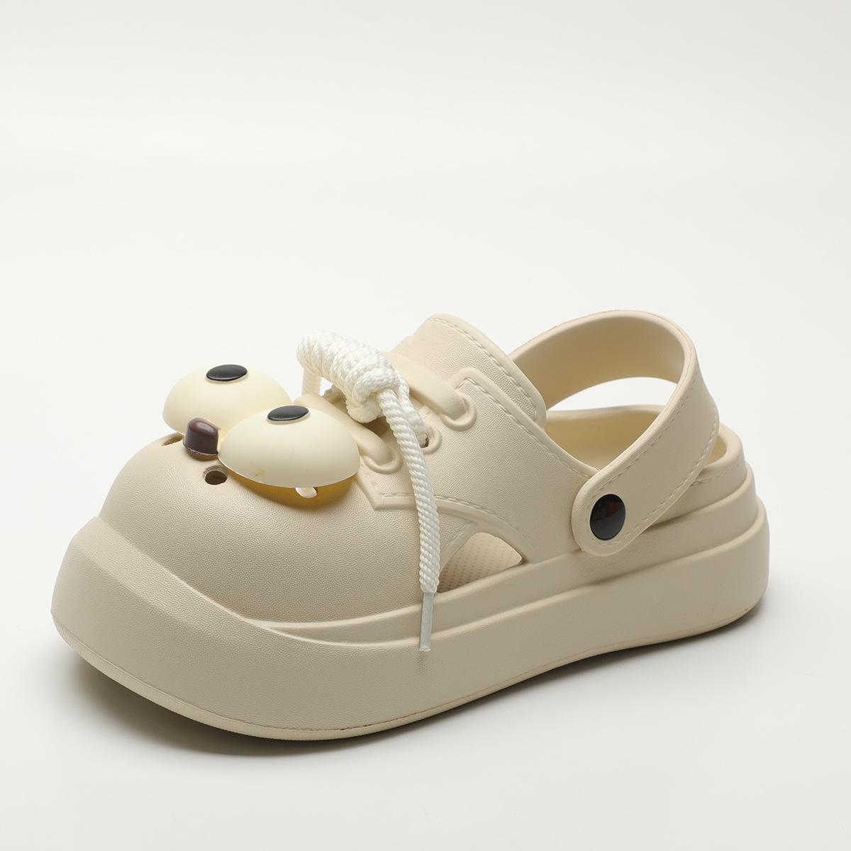 Cute DIY Big Eyes Fashion Clog - Street Fashion Walking 评论和价格