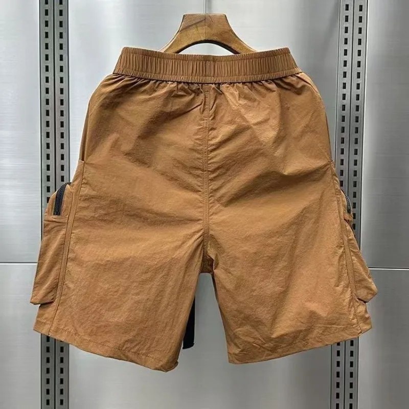 Solid Mens Cargo Shorts Loose  - Cargo Pant Wide 评论和价格