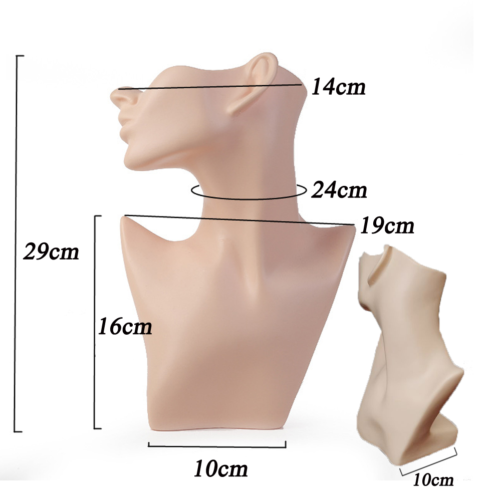White Half Face Mannequin Head - Street Fashion Earrings 评论和价格