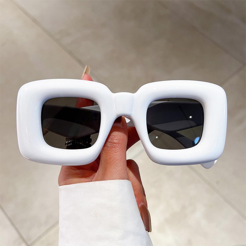 New Women Square Sunglasses Fe - Street Fashion Glasses 评论和价格