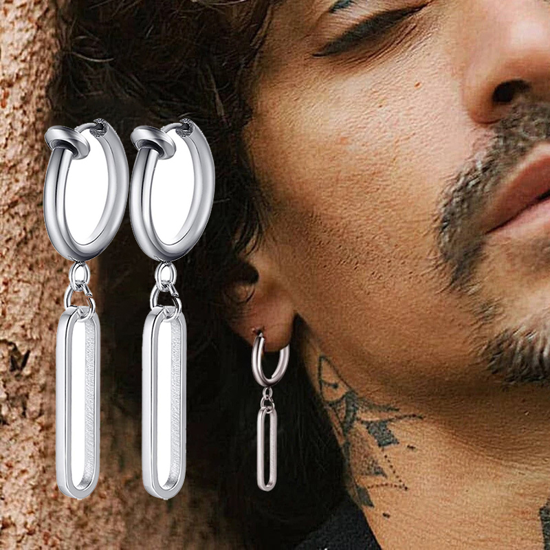 Fashion Stainless Steel Blade  - Street Fashion Earrings 评论和价格
