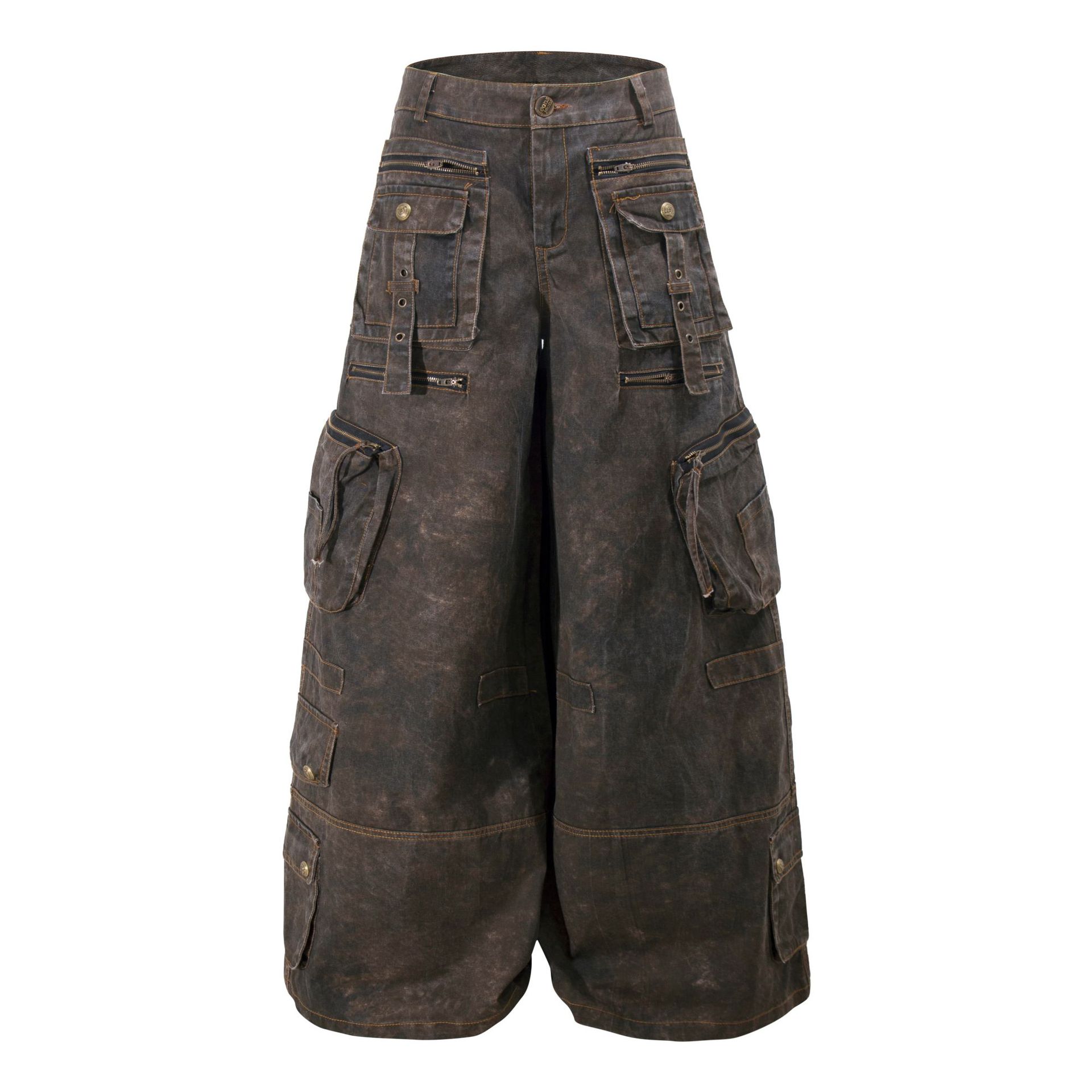Grunge Techwear Wide Leg Cargo - Cargo Pant Wide 评论和价格