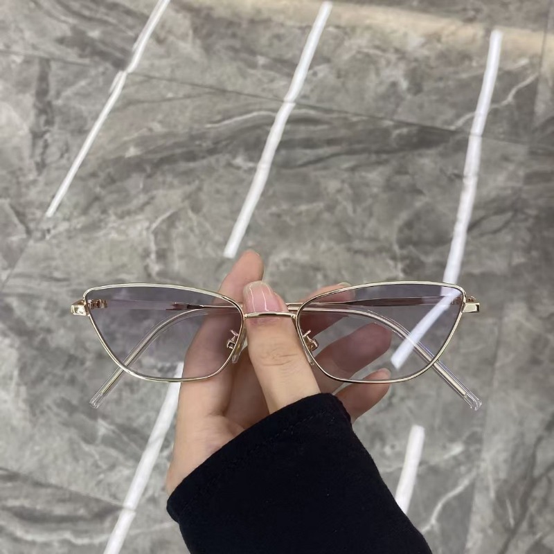 Fashionable Rhombus-Shaped Met - Street Fashion Glasses 评论和价格