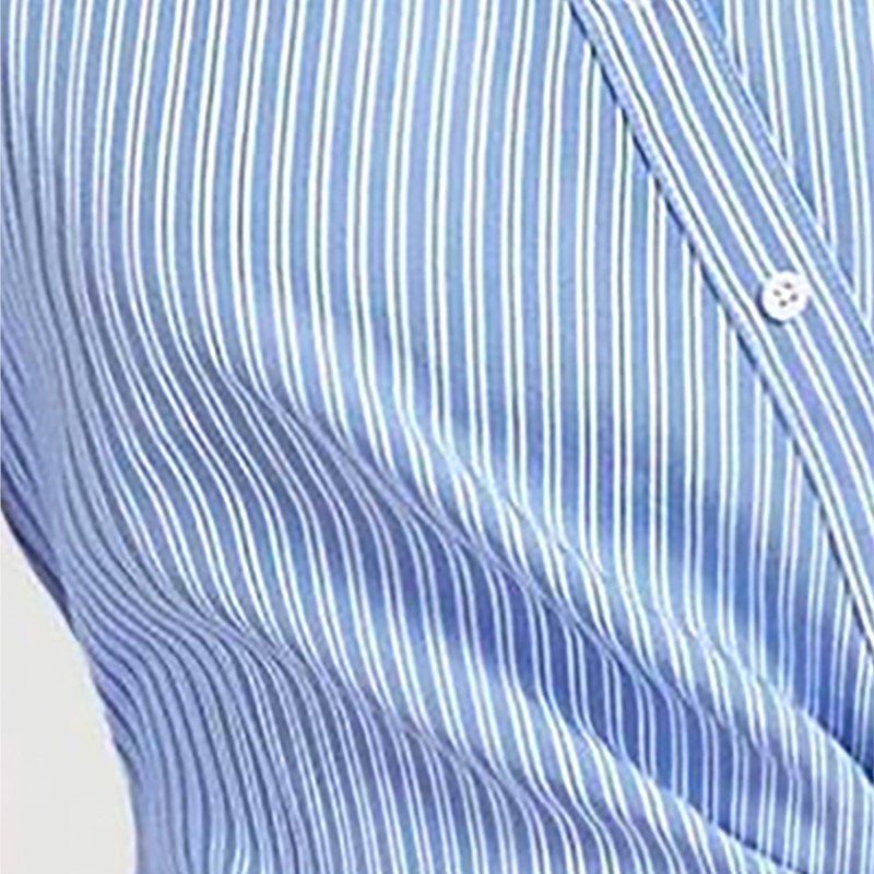 Fashion Striped Shirt For Fema - Street Fashion China Girl 评论和价格