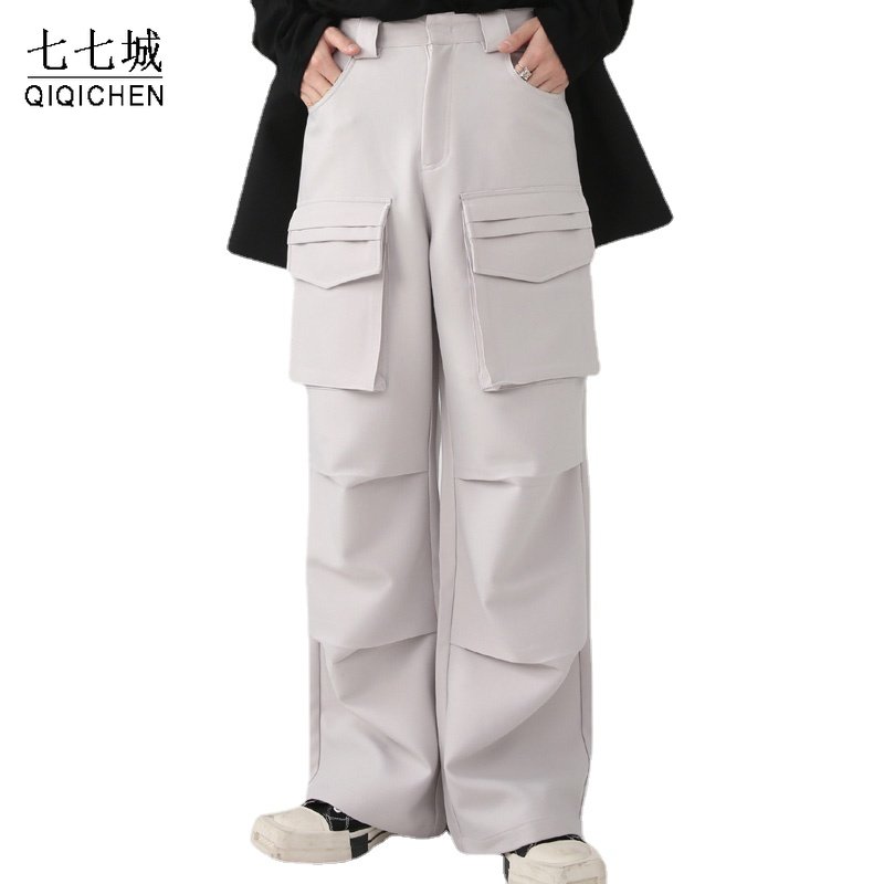 Vintage Cargo Pants Men Solid  - Cargo Pant Wide 评论和价格