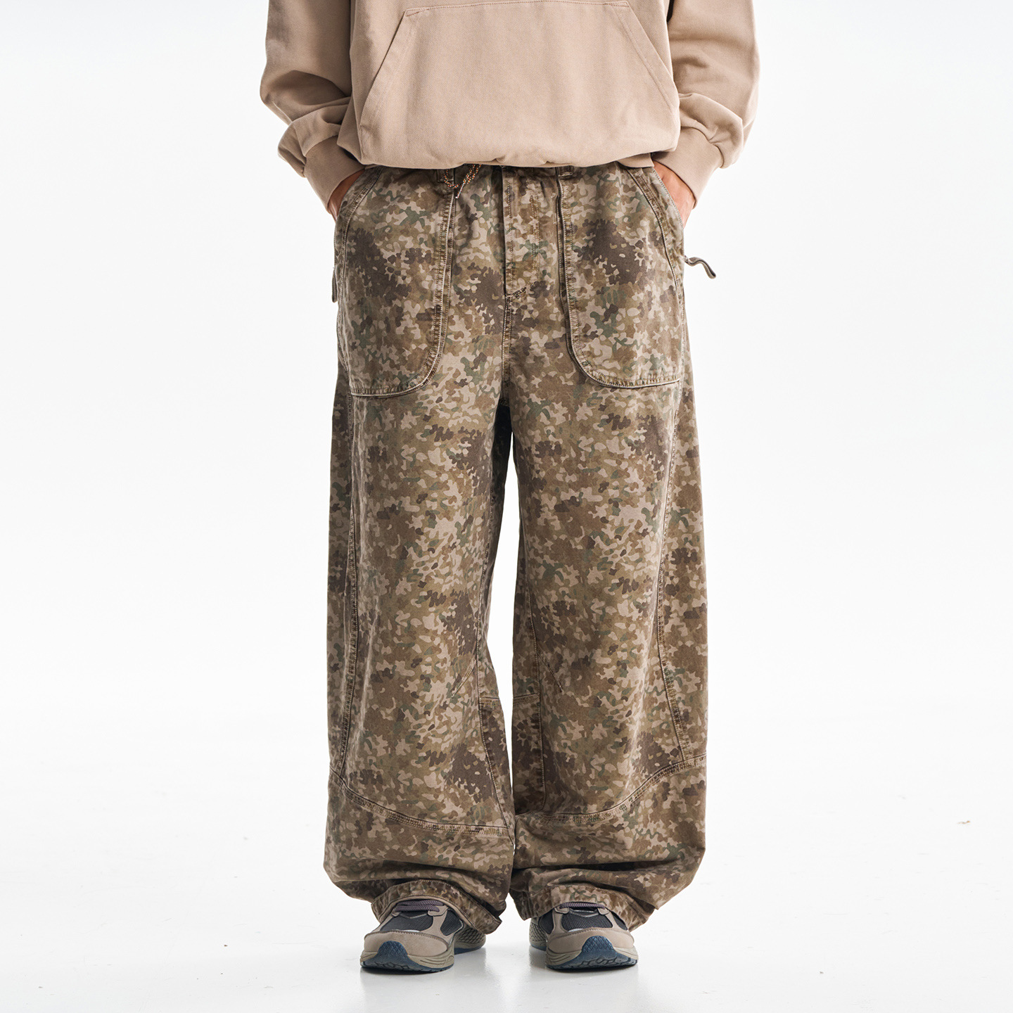High Quality Print Cotton Carg - Cargo Pant Wide 评论和价格