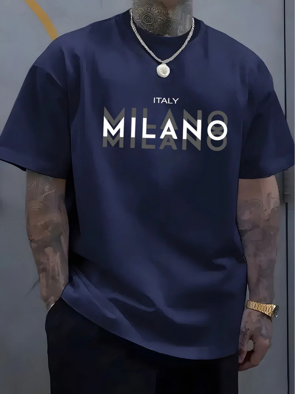 MILANO Letter-print Men Women  - Street Fashion Milano 评论和价格