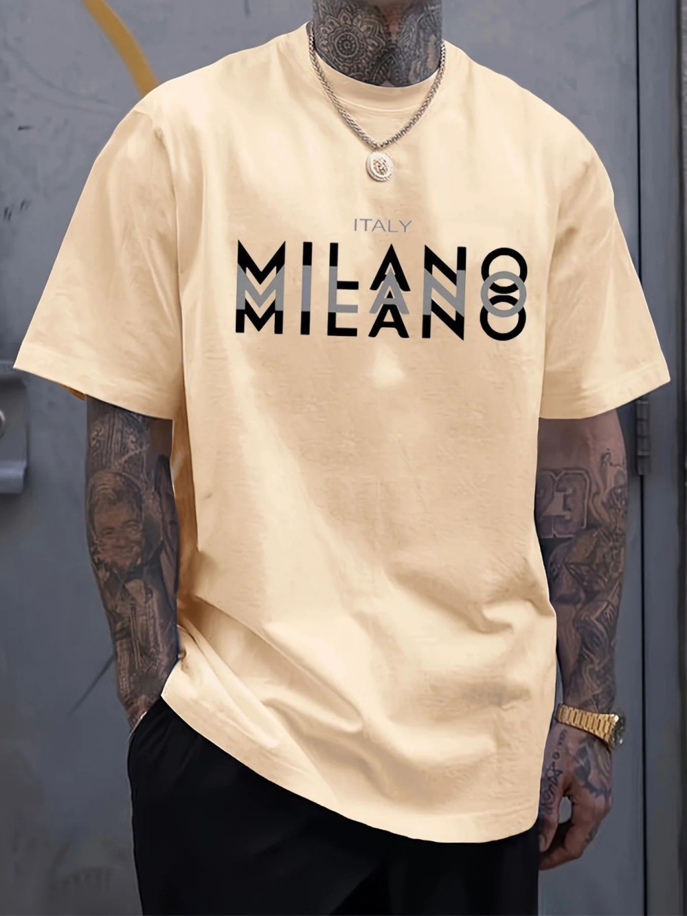 MILANO Letter-print Men Women  - Street Fashion Milano 评论和价格