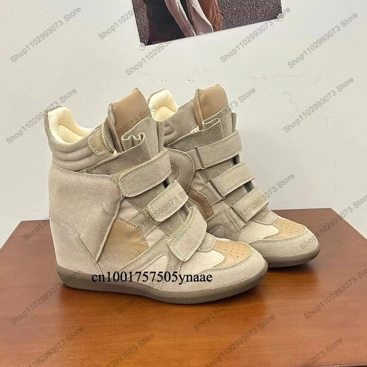 Women Hidden Wedge Heel High‑T - Street Fashion Walking 评论和价格