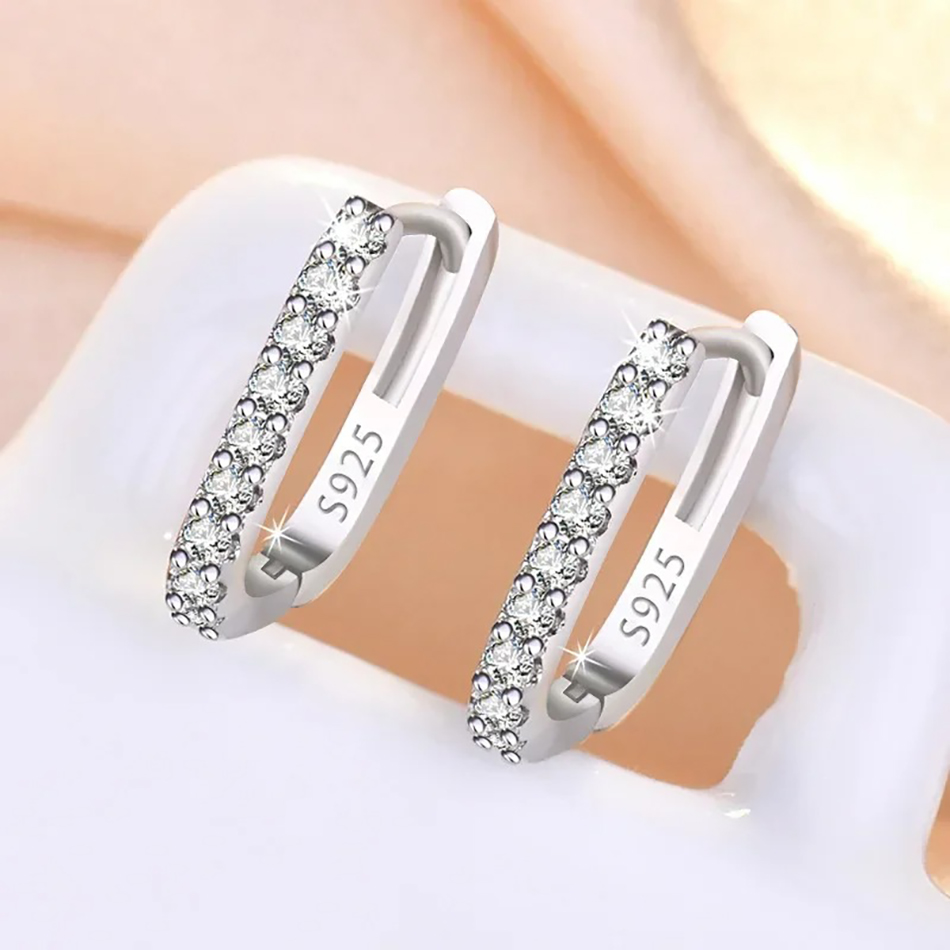 High-quality 925 Sterling Silv - Street Fashion Earrings 评论和价格