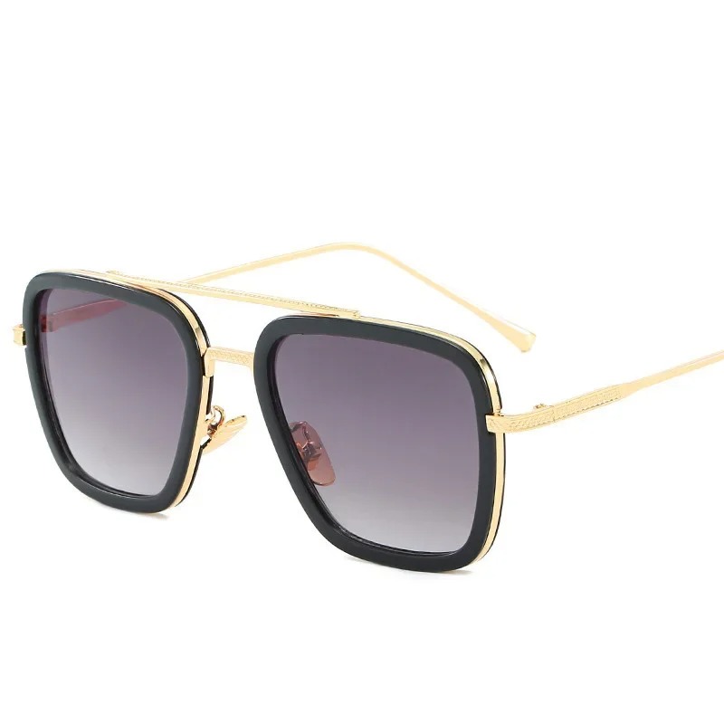 Steam Punk Tony Stark Sunglass - Street Fashion Glasses 评论和价格